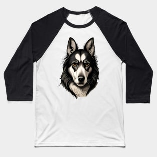 A Dog Portrait Baseball T-Shirt